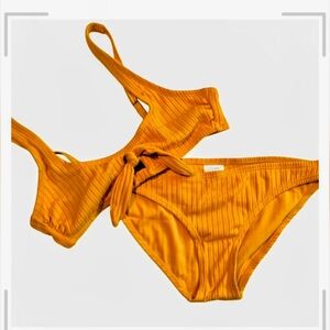 Xhilaration Mustard Bikini Set